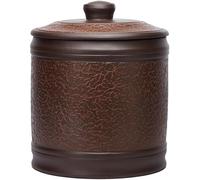 Pot à Gingembre en céramique Style rétro, Couleur Sable Violet, idéal pour la décoration intérieure. Pot à Gingembre hermétique avec Couvercle, Parfait pour Conserver Le café et Le thé.