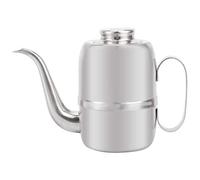 Pot à huile en acier inoxydable, bouteille de sauce soja étanche, récipient d'assaisonnement avec buse anti-goutte pour la cuisine, théière à versement précis, boîte de 302g (trompette 24O)