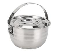 Pot à huile en acier inoxydable, grand pot de stockage d'huile, garde-graisse avec couvercle anti-poussière, poignée facile à saisir, récipient de stockage multifonctionnel de