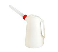 Pot à huile pratique 2/3 / 4 litres, pichet doseur d ' huile avec bec Long, récipient de mesure gradué haute densité pour