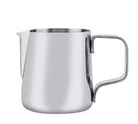 Pot à Lait 100ml, Milk Pitcher en Acier Inoxydable Pot à Lait Faire Mousser Pichet Art Latte Stylet Cuisine Maison Craft Café Latte Lait Pichet Pour Cappuccino Et Café Latte (Argent)