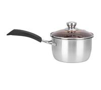 Pot à lait à poignée unique, marmite à soupe, marmite à nouilles, conception ergonomique durable, anti-salissure, anti-calcaire, fond épais pour la cuisine, la cuisson des