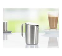 Pot à lait avec couvercle VISTA, rond, argent