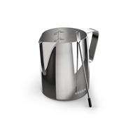 Pot à lait barista avec stylo à latte art, acier inox., 600ml, argenté