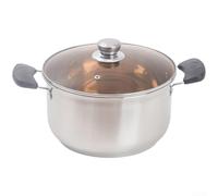 Pot à lait en acier inoxydable 304 pour les tâches de cuisine quotidiennes, y compris l'ébullition du lait, la préparation de la soupe, la fabrication de porridge et la production d'aliments pour