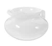 Pot à Lait en Céramique Blanc, Capacité Modérée, Facile à Nettoyer | Usage la Cuisine et Table, Surface Lisse et Ronde, Tasse à Café, Porte-lait, Service Quotidien