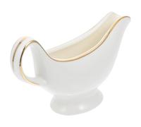 Pot à Lait en Céramique Blanc, Portable et Pratique pour Eau et Lait