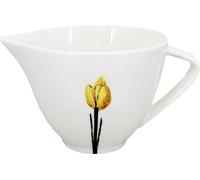 Pot à lait en porcelaine Spring 150ml, jaune/noir