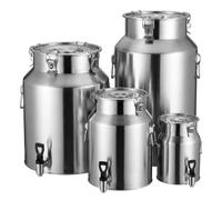 Pot à Lait INOX 5L-100L, Bidon Alimentaire Seau à Lait