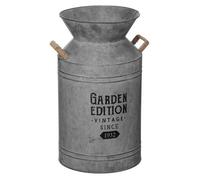 Pot à lait métal gris H48cm - Atmosphera createur d'interieur