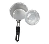 Pot à lait portable en alliage d'aluminium de 770 ml pour chauffer le café, le thé et le lait en plein air