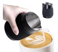 Pot à lait - Tasse à mousser à lait | Tasse à mousser le café de 420 ml | Pichet à mousse de lait en acier inoxydable | Pichet vapeur pour cappuccino | Pichet à vapeur pour latte Art | Pichet à lait