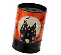 Pot à Monnaie Compact en Fer sur Le thème d ' Halloween, Porte-Monnaie sur Le thème des Vacances pour Organiser des pièces de Monnaie en Vrac dans des Styles, conteneur d ' Halloween Convivial