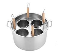 Pot à nouilles en acier inoxydable avec séparateur et passoire - Chaudière de cuisine multifonction pour la maison et le restaurant
