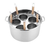 Pot à nouilles en acier inoxydable avec séparateur et passoire - Chaudière de cuisine multifonction pour la maison et le restaurant