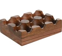 Pot à oeufs Home ESPRIT naturel bois d'acacia 15 x 10 x 4 cm