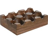Pot à oeufs Home ESPRIT naturel bois d'acacia 15 x 10 x 4 cm
