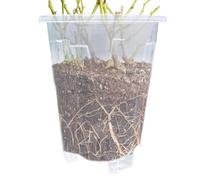 Pot à Orchidées,Pots de Fleurs Respirants pour Intérieur | Panier de Transparent pour Culture et Rempotage de Jardin Intérieur