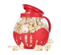 Pot à popcorn pour micro-ondes - 2,13 L en verre borosilicate avec couvercle - Sans BPA, résistant à la chaleur, pour une collation saine - Facile à utiliser, facile à nettoyer - Idéal pour les