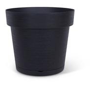 Pot à réserve d'eau - GARDEN ID Glamour - Anthracite 40 cm - Surface granuleuse - Intérieur/extérieur - Design épuré.