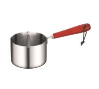 Pot à sauce chaude robuste pour cuisinière à beurre bouillant - 500 ml - Argenté