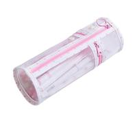 Pot à Stylos Debout en Portable Transparente Cylindrique Grande Capacité