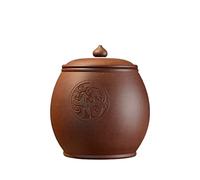 Pot a sucre Boîte à thé de luxe Zisha avec couvercle hermétique Bocaux de stockage de thé de style chinois vintage Boîtes à thé traditionnelles Boîtes à thé for cuisine Épices Thé Café Condiment La cu