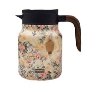 Pot à thé - Théière en acier inoxydable floral, théière domestique en acier inoxydable | 1000 ml goutte rétro multifonctionnelle - théière, théière de cuisine avec infuseur à thé pour la maison, salle