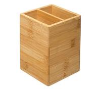 Pot à ustensiles 2 compartiments bambou - 5 five simply smart