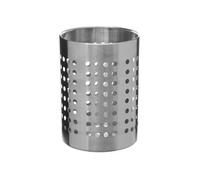- Pot à Ustensiles en Inox "Ajouré" 16cm Argent