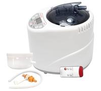 Pot à Vapeur de Sauna Portable, générateur de Vapeur de Sauna de 2,6 L avec télécommande, Temps et température réglables, Machine de Fumigation intérieure avec boîte à Herbes, pour Bain Vapeur