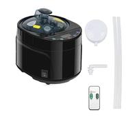 Pot à vapeur électrique avec générateur de Sauna, nouveau Style 4L 2000W, thérapie SPA domestique for le chauffage(Black)