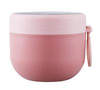 Pot alimentaire isolé - Tasse en acier inoxydable à double paroi de 600 ml, conception sécurisée et étanche | Récipient à déjeuner thermique pour , nouilles, avoine, soupe, riz, charcuterie, vo