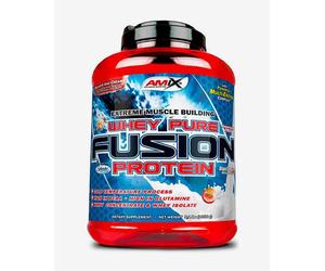 Pot Amix Whey Pure Fusion goût moca chocolat café (4 kg)