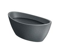 Pot Aria Ovale Granit 40 x 20 x 16 cm