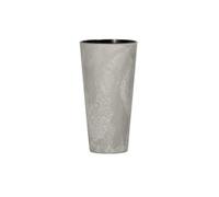 Prosperplast Tubus Slim Effect en plastique AVEC réservoir en couleur Ciment, 38,1 (H) x 20 (L) x 20 (P) cms