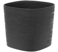 Garden ID Pot réserve d'eau Respect – 100% déchets ménagers, 100% recyclable – Noir-Anth 20x20 cm