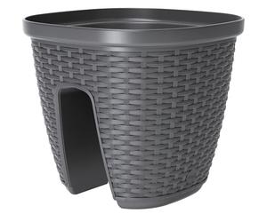 Pot balustrade Casa mesh 30 - Granit - 30x30cm