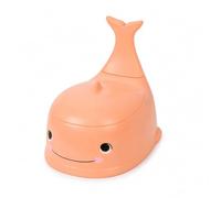 Pot Bébé pour Apprentissage de la Propreté - Toilette Baleine avec Couvercle, Transportable - Pour garçons et Filles (Saumon)