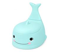 Pot Bébé pour Apprentissage de la Propreté - Toilette Baleine avec Couvercle, Transportable - Pour garçons et Filles (Bleu)