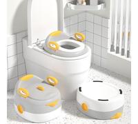 Pot Bebe Toilette 3en1, Chaise De Pot Convertible En Plusieurs Étapes De Potty Trainet Avec Coussin Doux Et Tabouret De Pas | Pour Les Garçons Et Les Filles, Âgés De 1 À 6 An