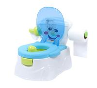 Pot Bebe Toilette Pot Enfant Pot Toilette Bébé Toilette de Formation de Bébé Avec Poignée et Dossier Fauteuil Portable WC Trainer Amovible à l'intérieur,Convient aux Enfants de 1 à 3 ans (Bleu)