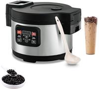 Pot Boba Automatique,Pot De Perle Entièrement Automatique Commercial,1350w Cuisinière à Tapioca Perle Électrique Machine à Perles,cuiseur à Pot Boba Thé Au Lait 9l,cuiseur M, 12l