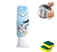 Pot Bottom Black Stain Remover, Stainless Steel Cleaner for Pots and Pans, Cookware Bottom Cleaning Cream for Grease, Burnt Residue and Kitchen Stains (1pc)