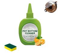 Pot Bottom Stain & Grime Remover, Powerful Burnt Residue Remover Paste, Stainless Steel Burnt Pot Cleaner, Multi Purpose Powerful Cleaner for Cookware, Ovens, Stovetops (1pcs)