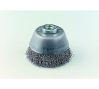 Pot Brosse D 75 X W 5/8 " x 0,35 Fil D'Acier Ondulé, pour Meuleuse Angulaire