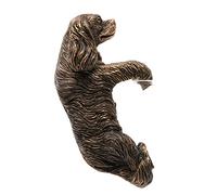 Pot Buddies Figurine d'épagneul Cavalier King Charles Faite à la Main pour Pot de Fleurs - Décoration de Jardin à Suspendre - Figurine de Pot de Fleurs