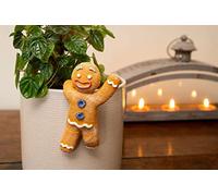 Pot Buddies Support pour pot de fleurs Bonhomme en pain d'épices
