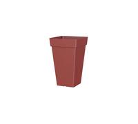 pot capri carre haut 65cm terre cuite