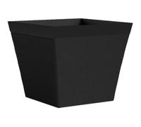 Pot carré - GARDEN ID - Green Care Impact Noir-Anth - 29 x 26 cm - Garanti 10ans - 100% recyclé - UV/gel résistant